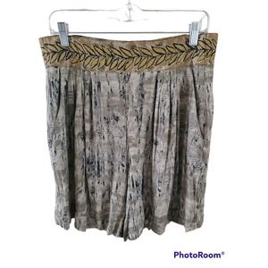 Vintage Platinum By Dorothy Schoelen Flowy High-Rise 90's Shorts Sz 12